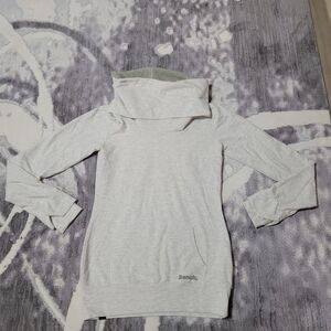 Bench Light Gray Women Hoodie Size S